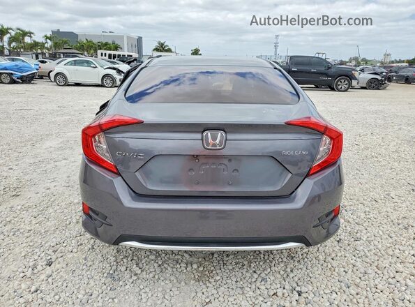 2HGFC2F68MH534374 2021 HONDA CIVIC Gray Вид ззаду