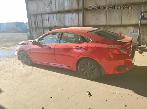 2HGFC2F68MH558349 2021 HONDA CIVIC Red უკანა მარცხენა