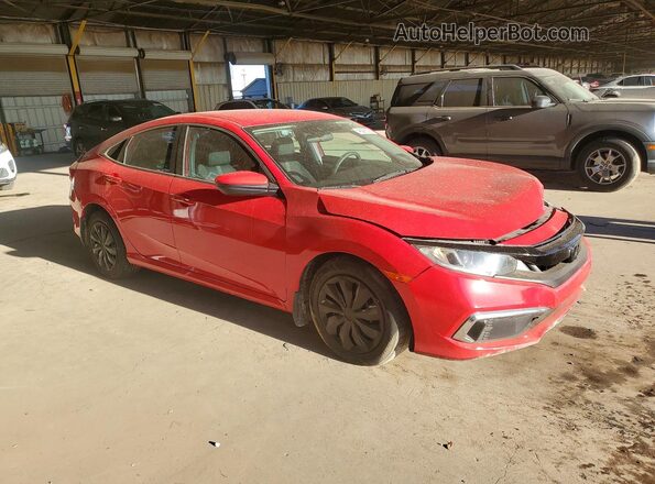 2HGFC2F68MH558349 2021 HONDA CIVIC Red წინა მარჯვენა