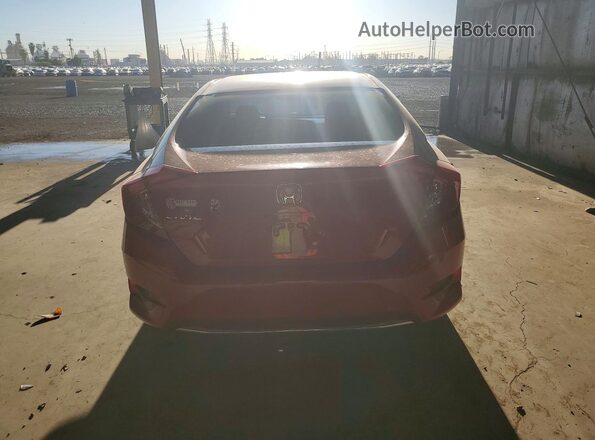 2HGFC2F68MH558349 2021 HONDA CIVIC Red უკანა ხედი