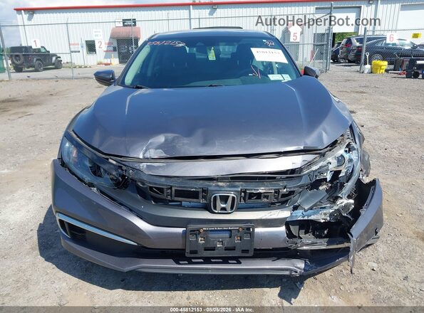 2HGFC2F69KH553772 2019 HONDA CIVIC Серый Вид спереди