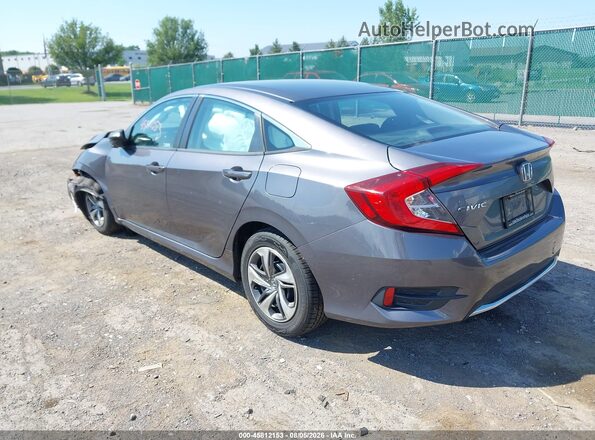 2HGFC2F69KH553772 2019 HONDA CIVIC Серый Задняя левая четверть