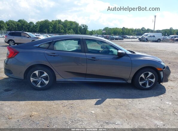 2HGFC2F69KH553772 2019 HONDA CIVIC Серый Вид задней части салона