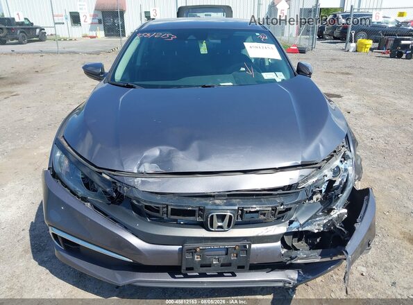 2HGFC2F69KH553772 2019 HONDA CIVIC Серый Вид щитка приборов
