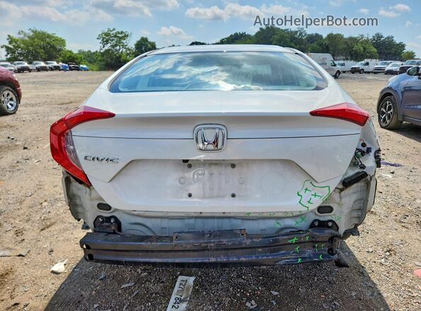 2HGFC2F69KH554887 2019 HONDA CIVIC White უკანა ხედი