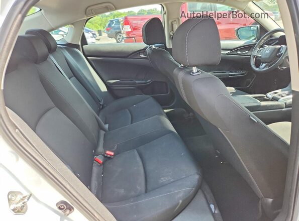 2HGFC2F69KH554887 2019 HONDA CIVIC White უკანა სავარძლების ხედი
