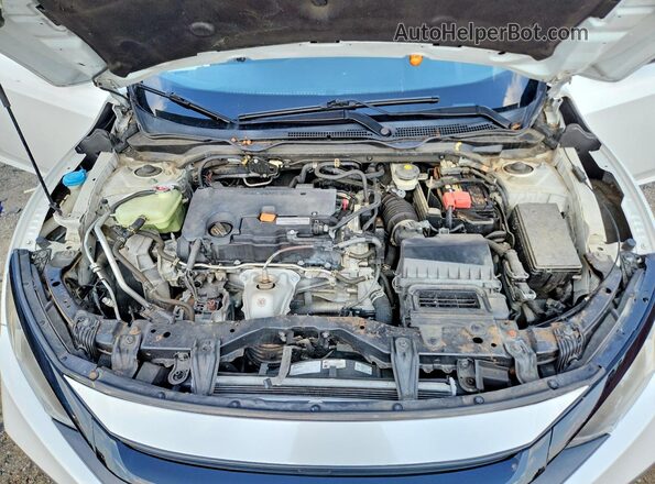 2HGFC2F69KH554887 2019 HONDA CIVIC White უკანა სალონის ხედი