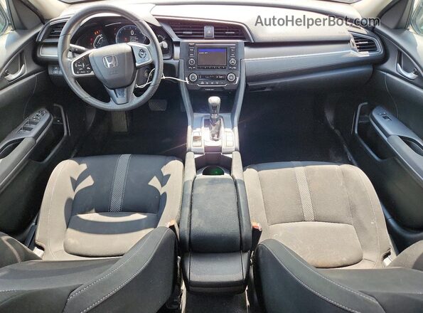 2HGFC2F69KH554887 2019 HONDA CIVIC White წინა პანელის ხედი