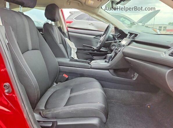 2HGFC2F69KH578025 2019 HONDA CIVIC Red წინა სალონის ხედი
