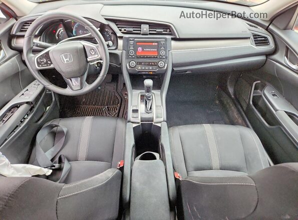 2HGFC2F69KH578025 2019 HONDA CIVIC Red წინა პანელის ხედი