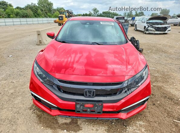 2HGFC2F69KH578025 2019 HONDA CIVIC Red წინა ხედი