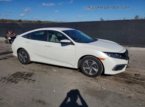 2HGFC2F69KH604137 2019 HONDA CIVIC White Delantero derecho