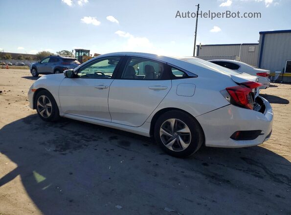 2HGFC2F69KH604137 2019 HONDA CIVIC White Trasero izquierdo