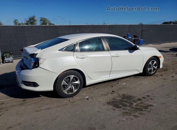 2HGFC2F69KH604137 2019 HONDA CIVIC White Trasero derecho