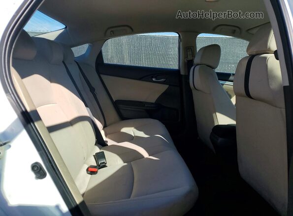 2HGFC2F69KH604137 2019 HONDA CIVIC White Vista de los asientos traseros