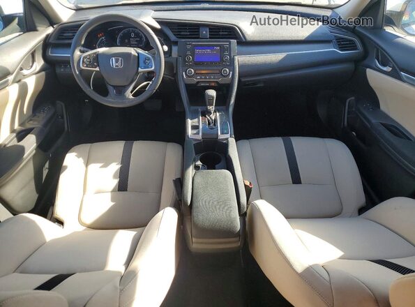 2HGFC2F69KH604137 2019 HONDA CIVIC White Vista del salpicadero
