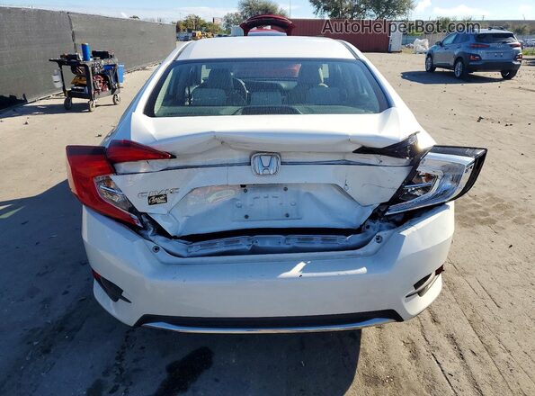2HGFC2F69KH604137 2019 HONDA CIVIC White Vista trasera