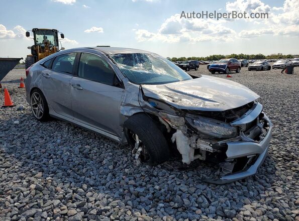 2HGFC2F69LH513953 2020 HONDA CIVIC Серебряный Передняя правая четверть