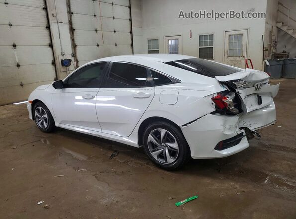 2HGFC2F69LH535533 2020 HONDA CIVIC White Trasero izquierdo