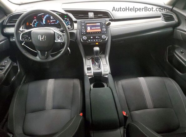 2HGFC2F69LH535533 2020 HONDA CIVIC White Vista del salpicadero