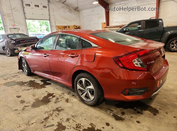 2HGFC2F69MH513243 2021 HONDA CIVIC Red უკანა მარცხენა
