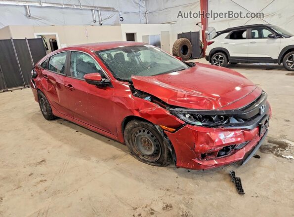 2HGFC2F69MH513243 2021 HONDA CIVIC Red წინა მარჯვენა