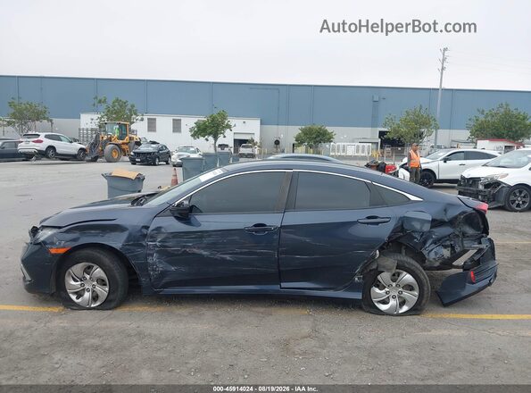 2HGFC2F69MH530043 2021 HONDA CIVIC Navy Widok wnętrza 360 stopni