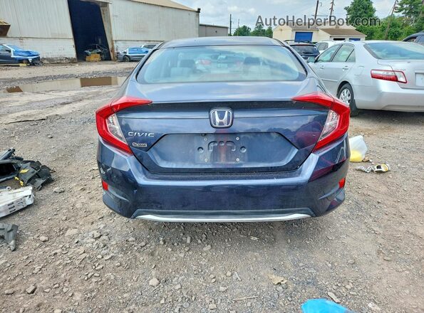 2HGFC2F6XKH513748 2019 HONDA CIVIC Blue Հետևի տեսք