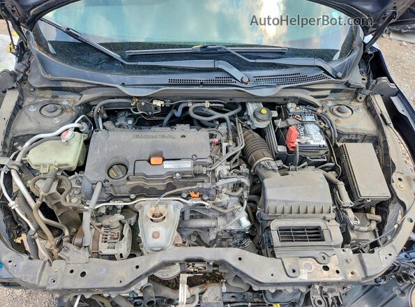 2HGFC2F6XKH513748 2019 HONDA CIVIC Blue Սալոնի հետևի տեսք
