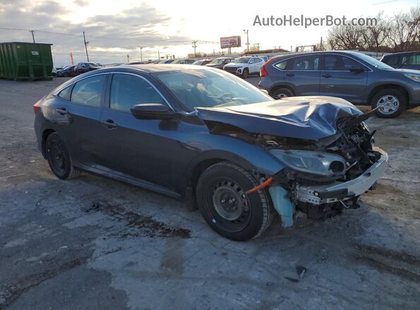 2HGFC2F6XKH533658 2019 HONDA CIVIC Серый Передняя правая четверть