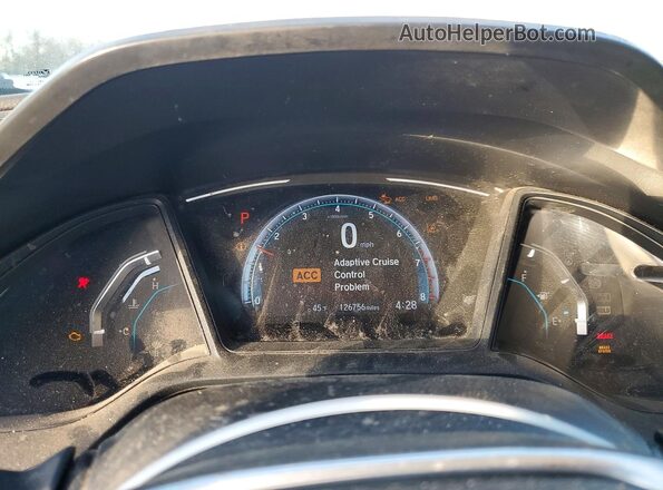 2HGFC2F6XKH533658 2019 HONDA CIVIC Серый Вид щитка приборов