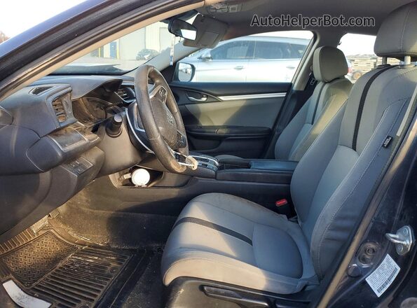 2HGFC2F6XKH533658 2019 HONDA CIVIC Серый Вид салона спереди