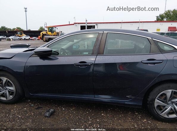2HGFC2F6XKH558947 2019 HONDA CIVIC Dark Blue უკანა სალონის ხედი