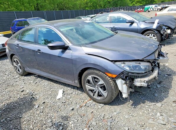 2HGFC2F6XKH562156 2019 HONDA CIVIC Charcoal Przód prawy