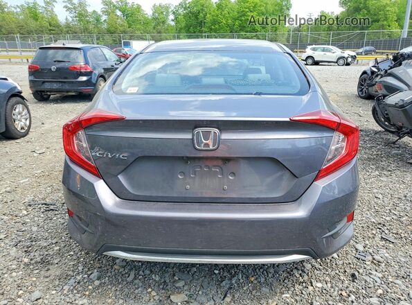 2HGFC2F6XKH562156 2019 HONDA CIVIC Charcoal Widok z tyłu