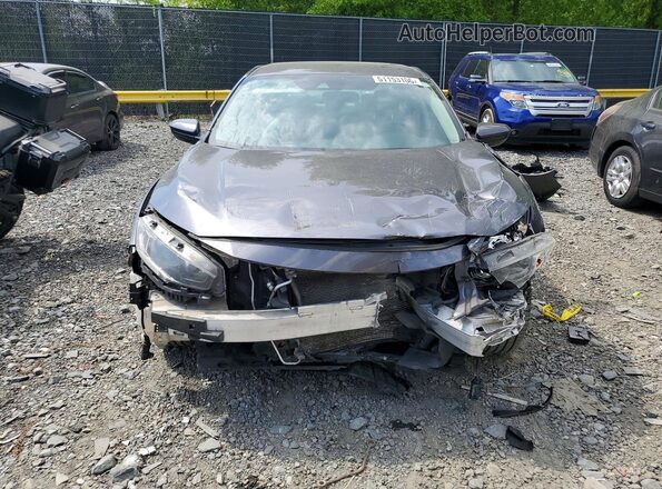 2HGFC2F6XKH562156 2019 HONDA CIVIC Charcoal Widok z przodu