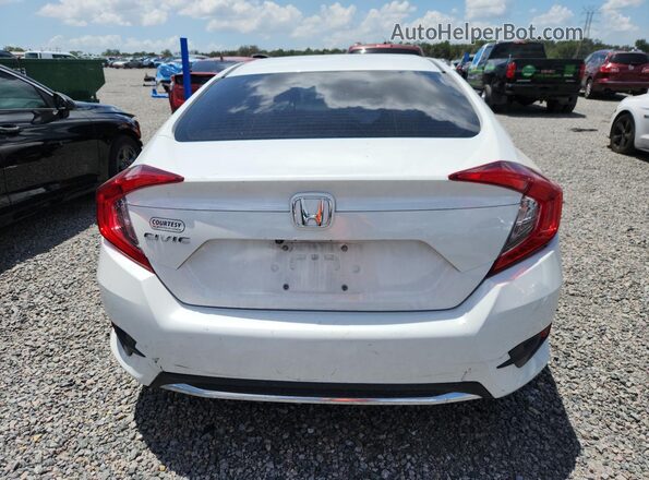2HGFC2F6XKH562285 2019 HONDA CIVIC Белый Вид сзади