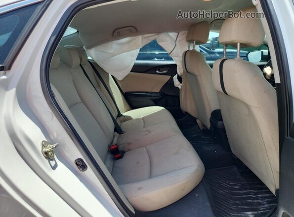 2HGFC2F6XKH562285 2019 HONDA CIVIC Белый Вид задних сидений