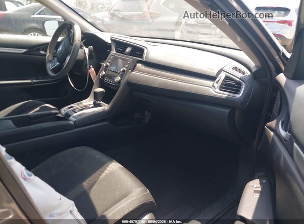 2HGFC2F6XKH584951 2019 HONDA CIVIC Серый Вид салона спереди