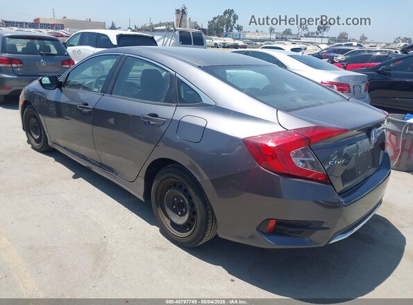 2HGFC2F6XKH584951 2019 HONDA CIVIC Серый Задняя левая четверть