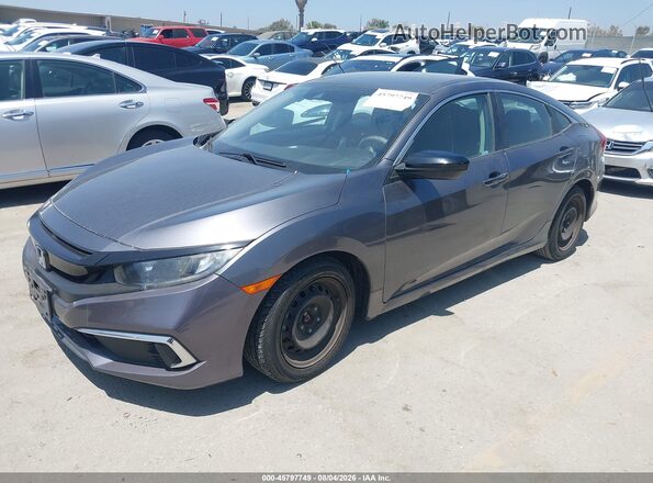 2HGFC2F6XKH584951 2019 HONDA CIVIC Серый Передняя левая четверть