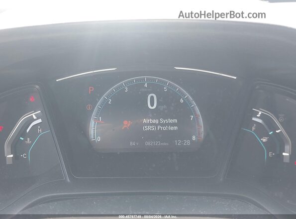 2HGFC2F6XKH584951 2019 HONDA CIVIC Серый Вид задних сидений