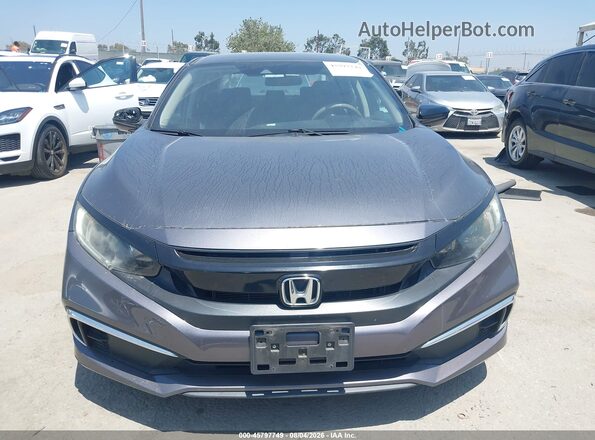 2HGFC2F6XKH584951 2019 HONDA CIVIC Серый Вид щитка приборов