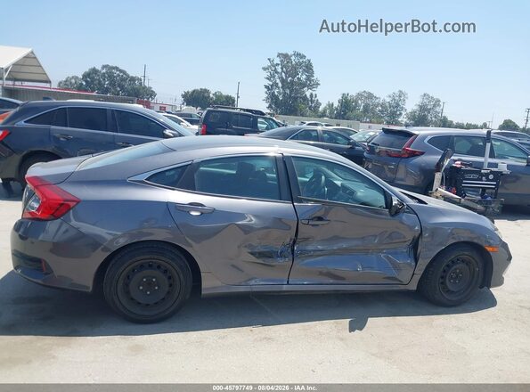 2HGFC2F6XKH584951 2019 HONDA CIVIC Серый Вид задней части салона