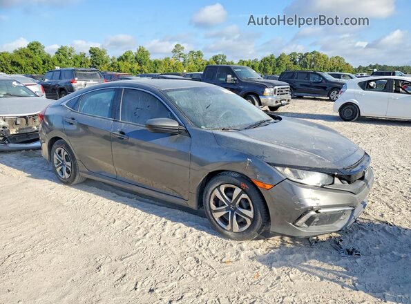 2HGFC2F6XKH603823 2019 HONDA CIVIC Charcoal Przód prawy