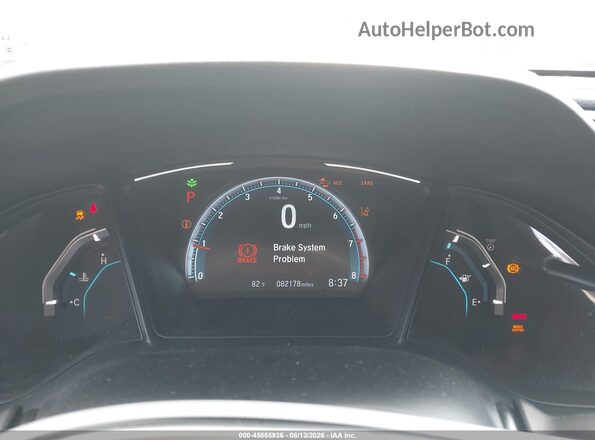 2HGFC2F6XLH503836 2020 HONDA CIVIC Black Widok tylnych siedzeń