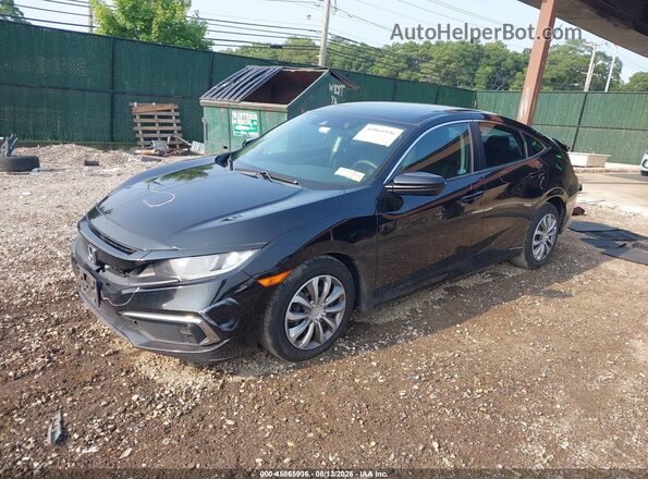 2HGFC2F6XLH503836 2020 HONDA CIVIC Black Przód lewy