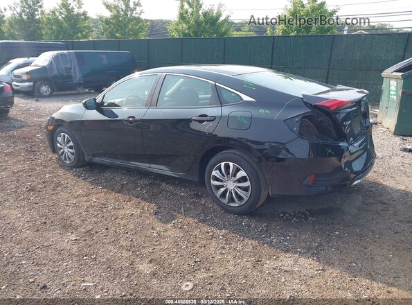 2HGFC2F6XLH503836 2020 HONDA CIVIC Black Tył lewy