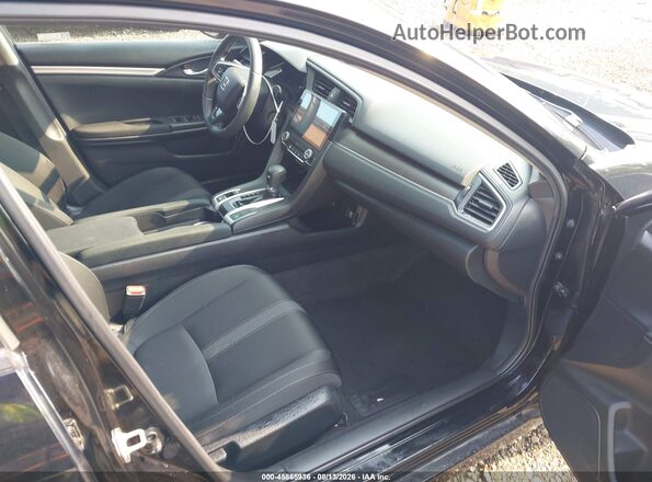 2HGFC2F6XLH503836 2020 HONDA CIVIC Black Widok wnętrza z przodu