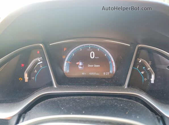 2HGFC2F70GH506419 2016 HONDA CIVIC Black Instrument cluster view